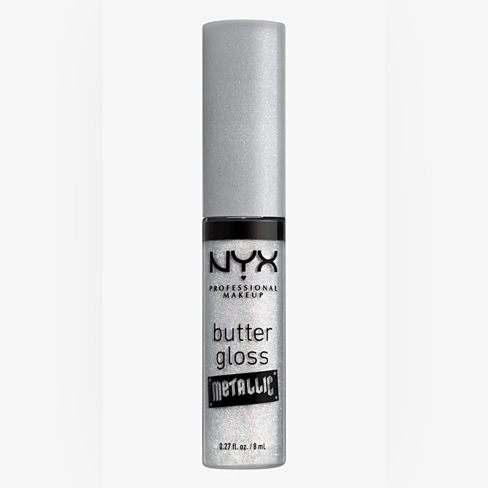 🆕 NYX Butter Gloss - Metallic Silver